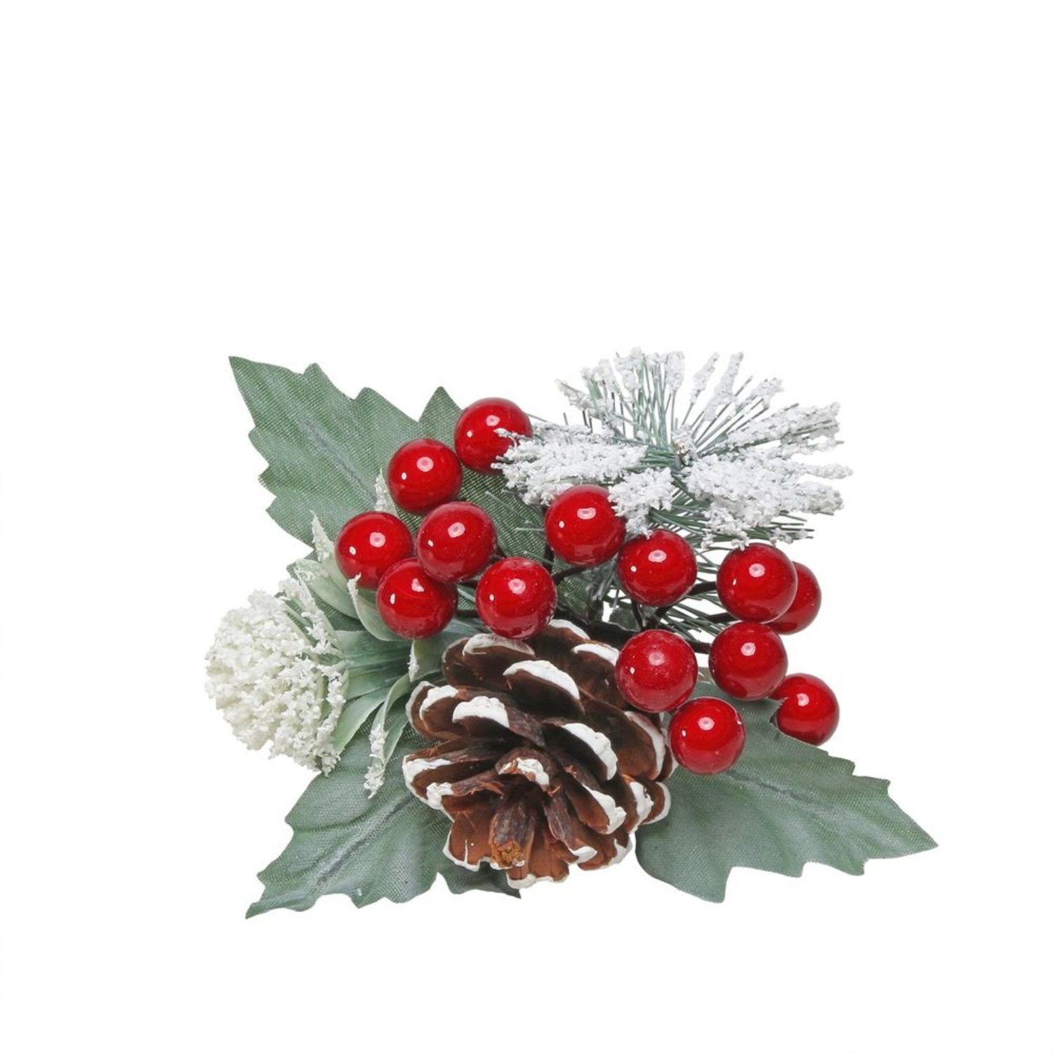  - Snowy Berry And Spruce Spray 6 PackRed - Image 3