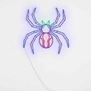 Pegdev Multicolour Metal Spider Outdoor Halloween Decoration