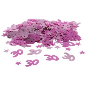 Mini Stars 30 Confetti Pink 12 Pack