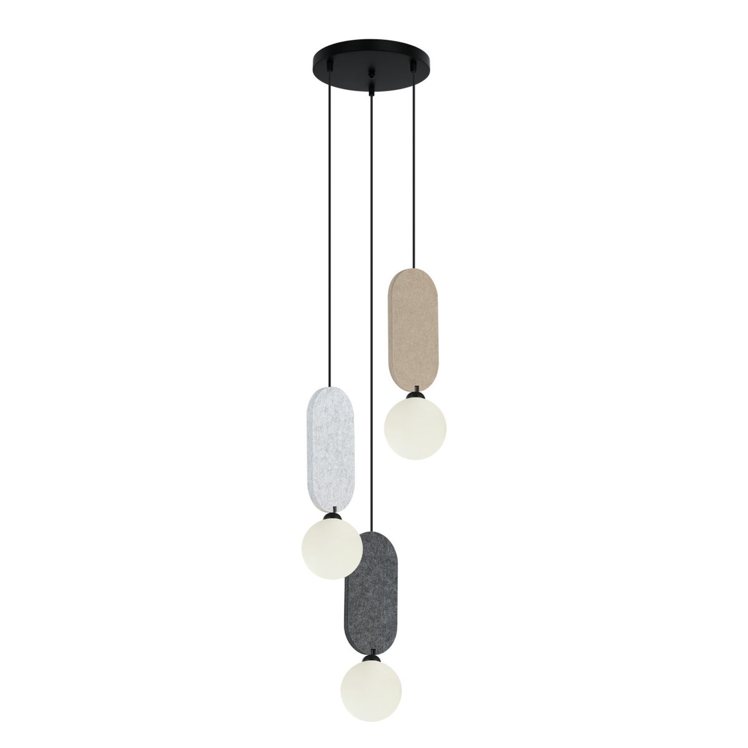 Italux Lighting Lorenzo Pendant Light Grey - Grey