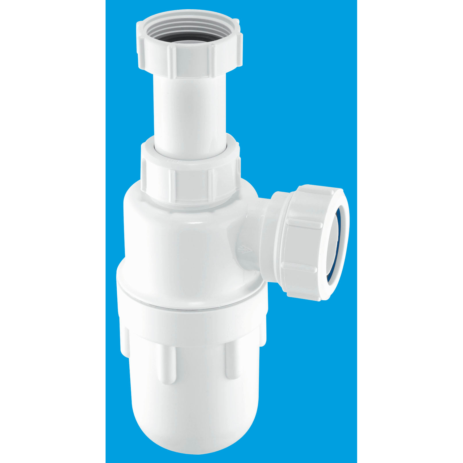 McAlpine C10A 75mm Water Seal Adjustable Inlet Bottle Trap, 1½
