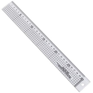 Acrylic Ruler with Steel Edge - 30cm