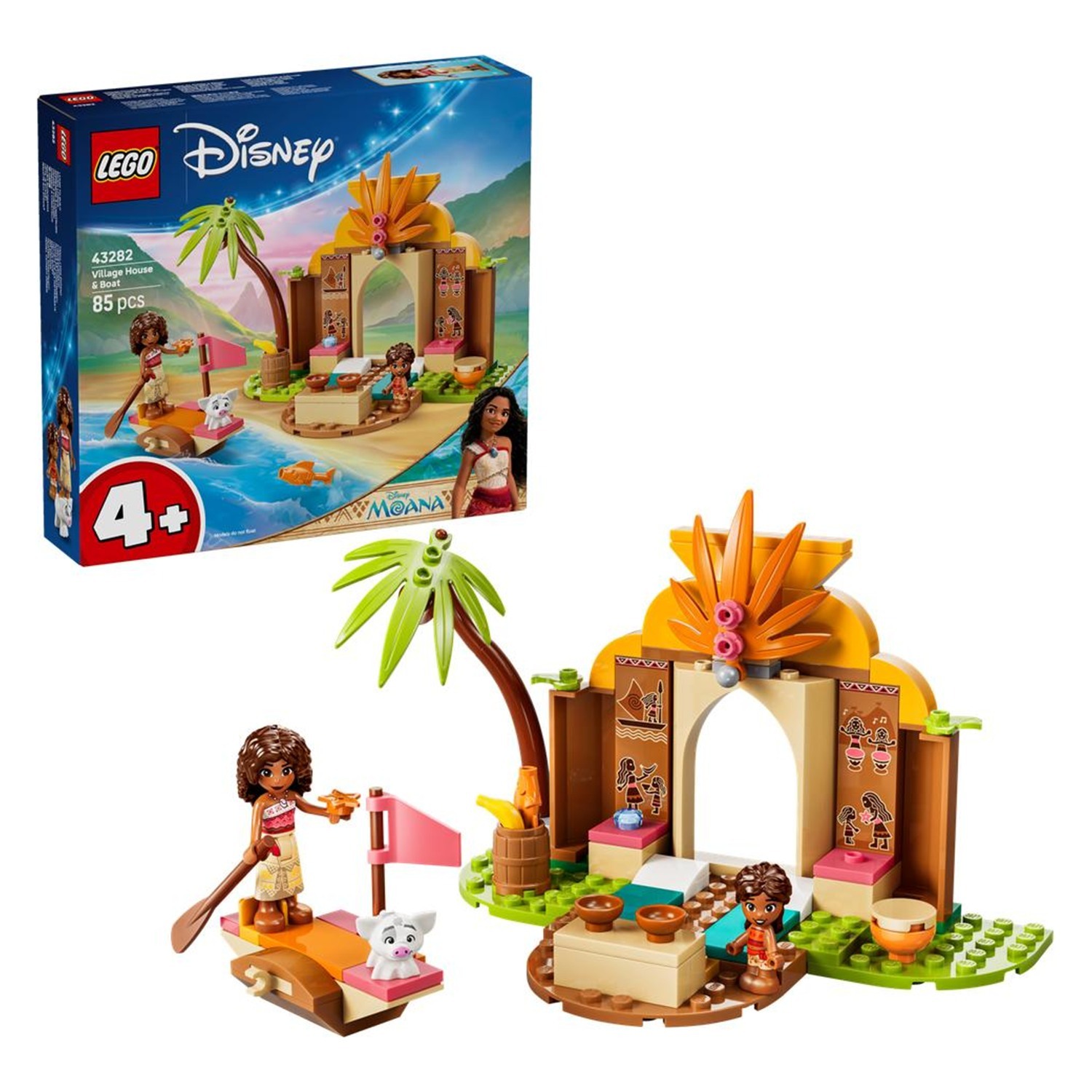 Lego Disney Princess Moana Village House & Boat Set 43282 - Image 14