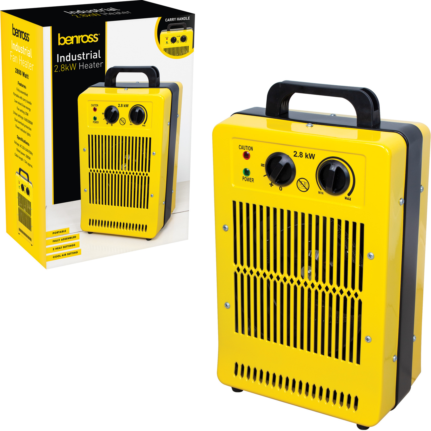 Benross Industrial Fan Heater