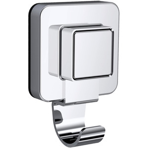 Pushloc Wall Mounted Double Edge Suction Robe Hook