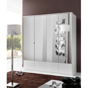 Imago White 4 Door Wardrobe