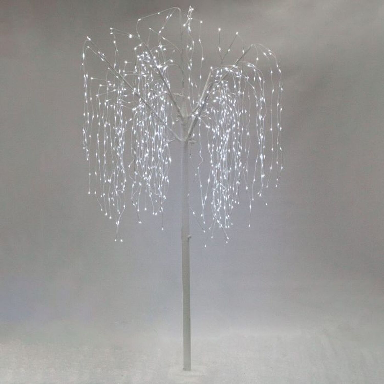 Image of Weeping Willow White Tree - White