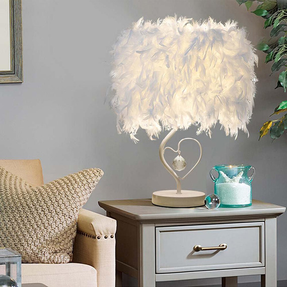 Feather Table Lamp