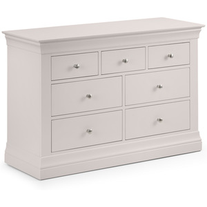 Clermont 7 Drawer Chest - Light Grey