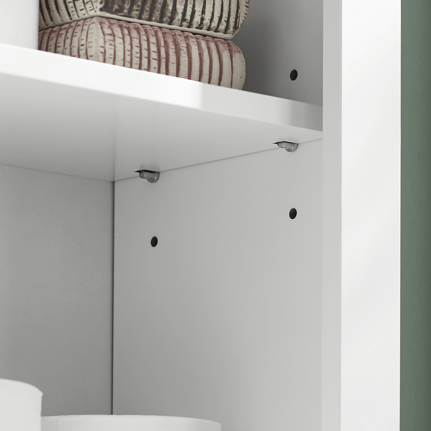 Bathroom Mounted Wall Storage Cabinet - White