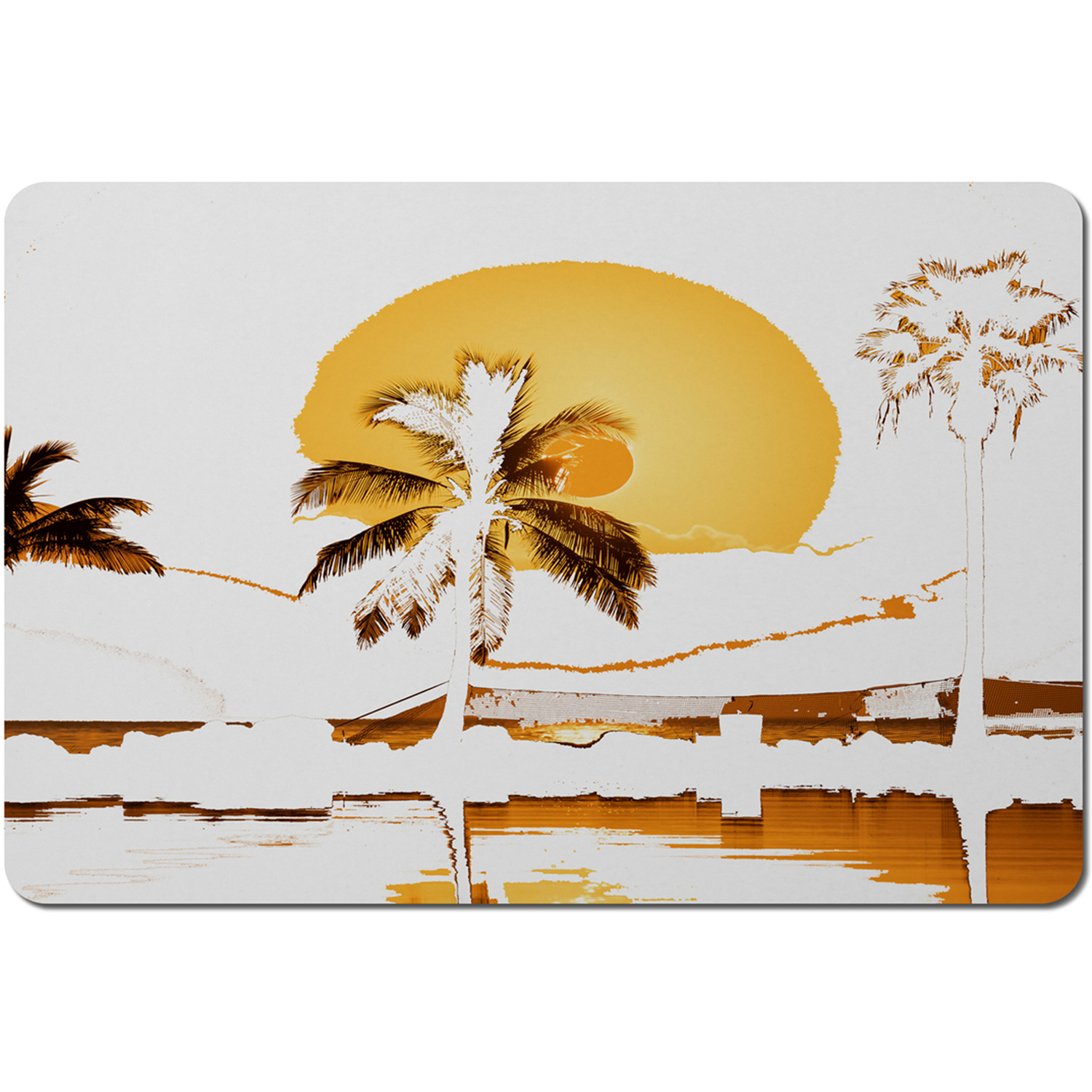 Image of Sunset Placemat - Orange