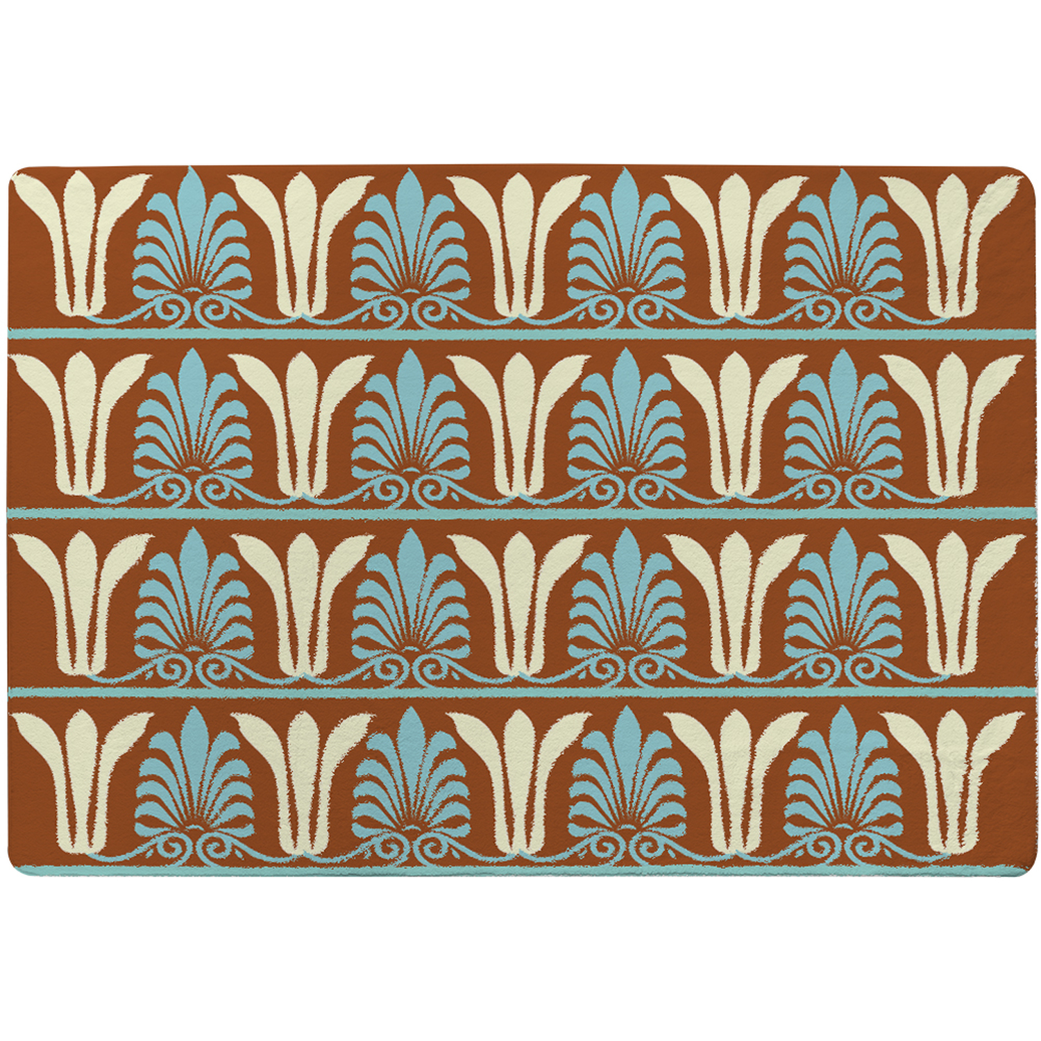 Ornament Pattern Rug Egyptian Flower Ornament Pattern Rug
