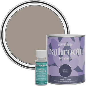 Rust-Oleum Bathroom Tile Paint in Gloss Finish - Whipped Truffle 750ml