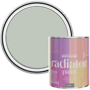 Rust-Oleum Radiator Paint in Satin Finish - Chalk Green 750ml
