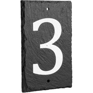 Number 3 Slate House Sign