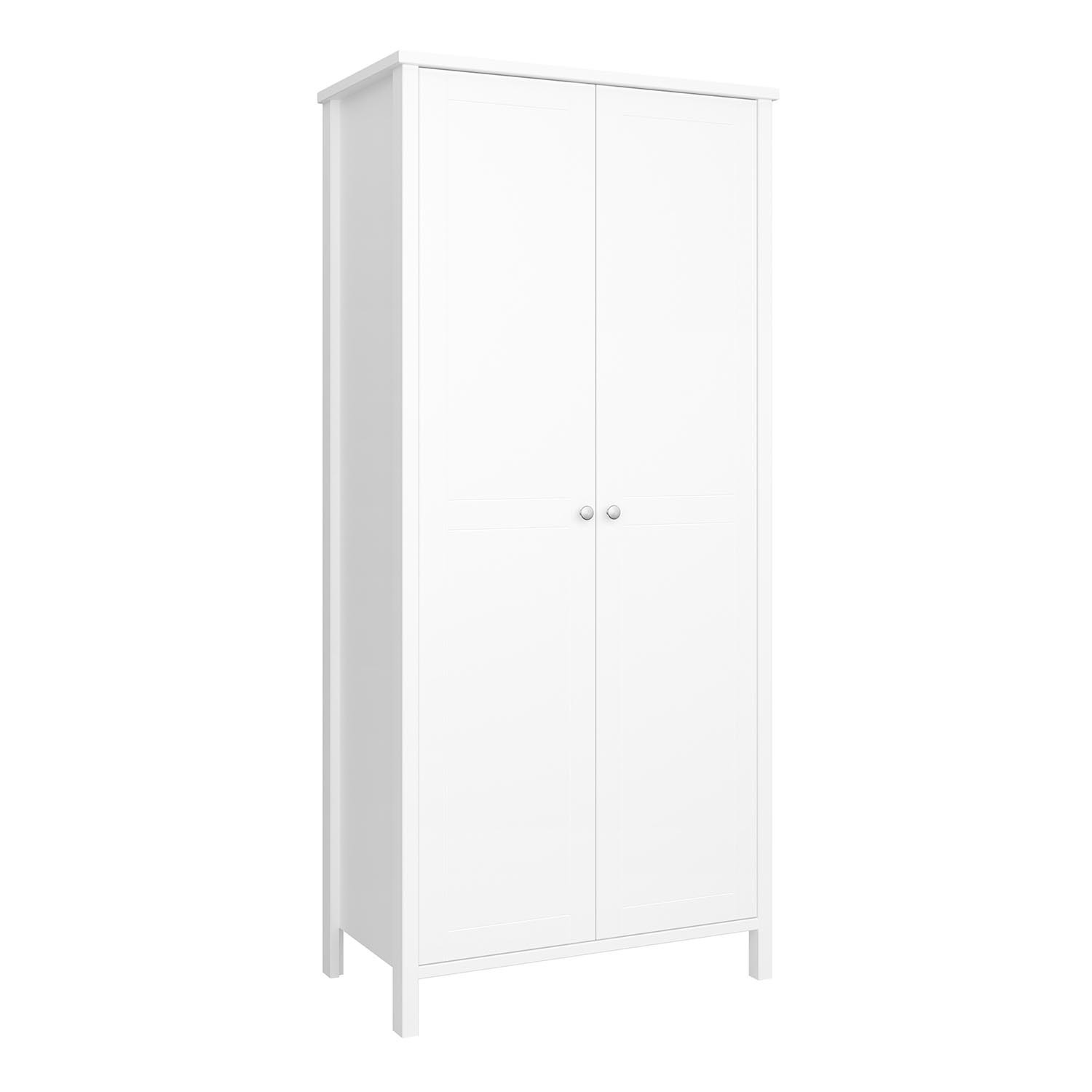 Furniture To Go - Tromso 2 Door Wardrobe - White thumbnail