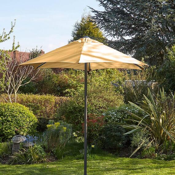 Home Source Gozo Aluminium 2m Vented Parasol