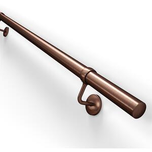 Rothley Antique Copper 1.2 Metre Stair Rail Tube