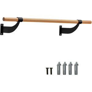 4 FT Wall-Mounted Single Ballet Bar Ballet Barre