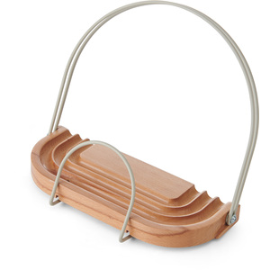 KitchenCraft Idilica Beechwood Cookbook Stand