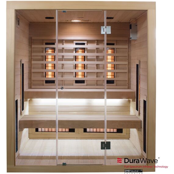 6 Person Indoor Full Spectrum Infrared Sauna EMR Neutral
