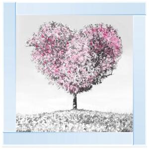 Heart Tree Glitter Liquid Wall Art Dcor