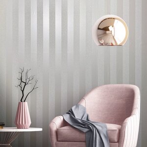 Galerie Industrial Effects Pearlescent Stripe Wallpaper