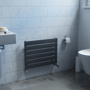 Agadon Panio Horizontal Flat Panel Designer Radiator Anthracite