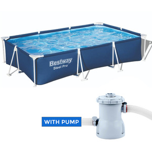 Bestway Rectangular Swimming Pool Set