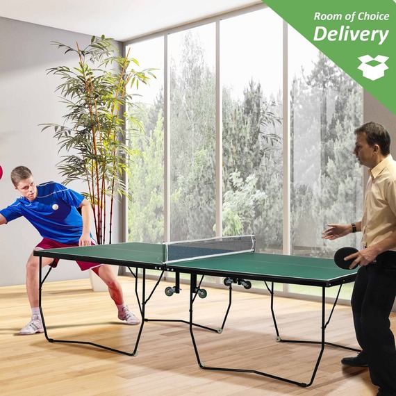 SPORTNOW 9ft Outdoor Folding Tennis Table