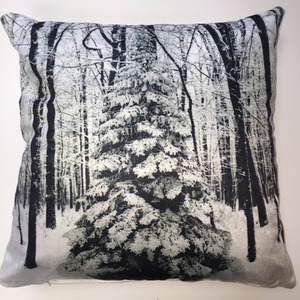 Winter Xmas Tree Cushion Cover Multi (43x43)