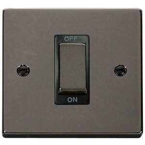Black Nickel 1 Gang Ingot Size 45A Switch