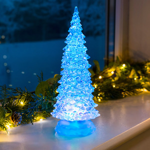 Christmas Tree Colour Changing Water Spinner