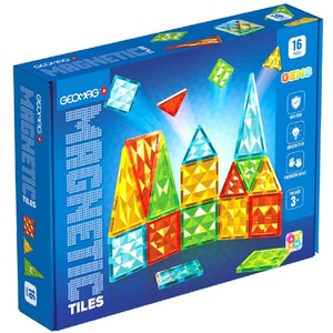 Geomag Magnetic Tiles Gems 16 Pieces