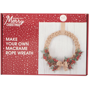 Make Your Own Macrame Rope Wreath