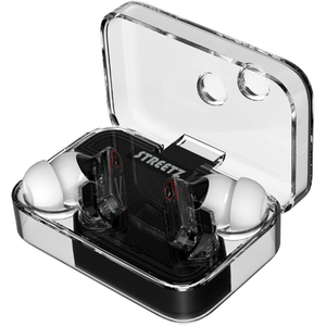 Streetz T250 ENC True Wireless Earbuds Transparent Black