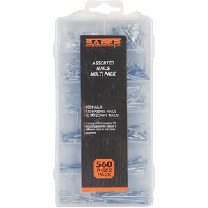 Saber 560 Piece Nail Set