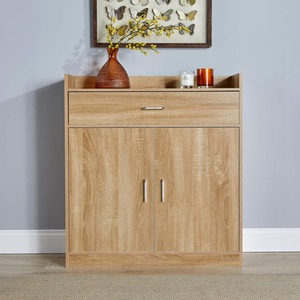 Oak Home Source Novara 2 Door Shoe Storage Cabinet shot 6779970