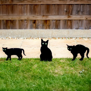 Pack of 3 Cat Scarer Silhouettes with Lifelike Eyes
