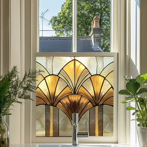Alagna Art Deco Stained Glass Window Film