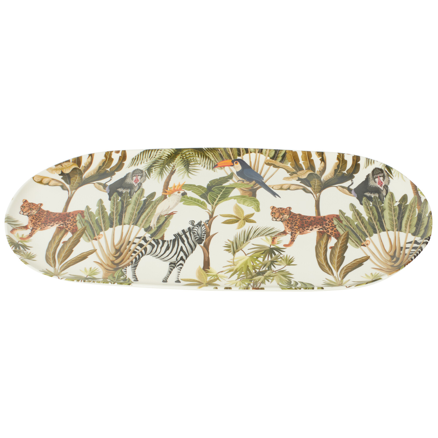 Eden Melamine Serving Platter - White