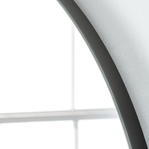 Black Minimal large Floor Arch Mirror shot 7706298