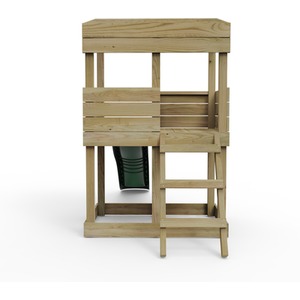 Standard / 222cm Wooden Lookout Tower Playhouse with 6ft Slide shot 7757015
