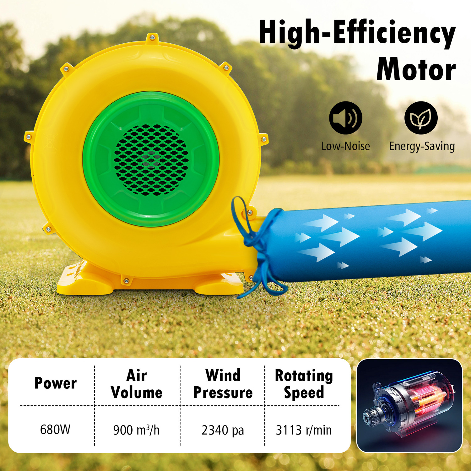 680W Inflatable Electric Blower