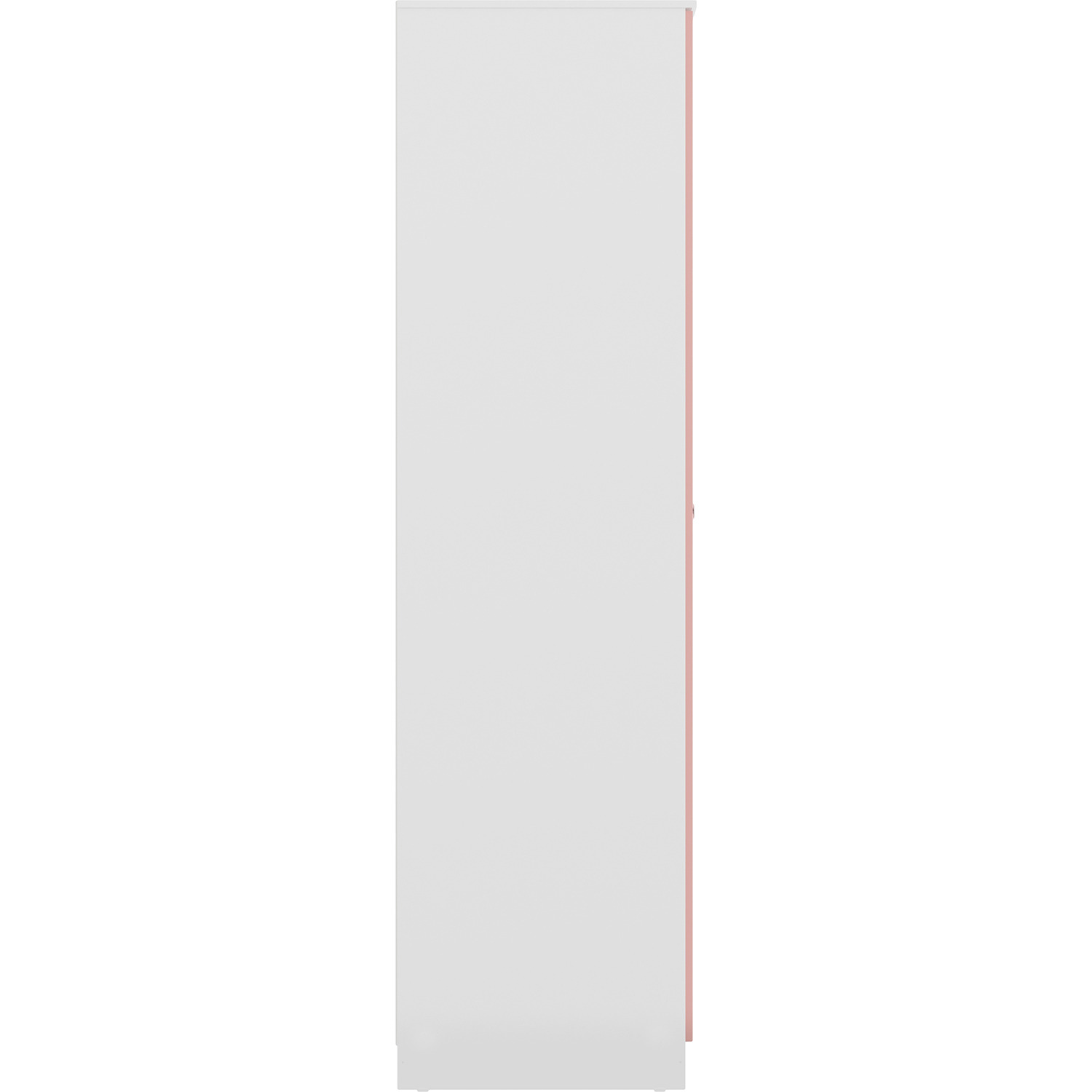 Denver 2 Door Wardrobe White And Pink - White And Pink Gloss