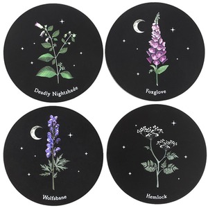 Poisonous Plants Coaster Set