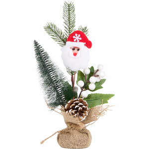 Santa Floristry Pot Decoration