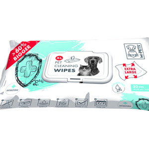 MPets Pet Cleaning Wipes Anti Bacterial 30