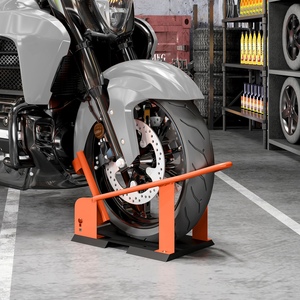 HOMCOM 816.5 kg Steel Motorcycle Front Wheel Chock