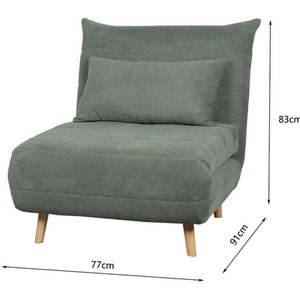 Lorena Clic Clac Sofa Bed Upholstered Home Living